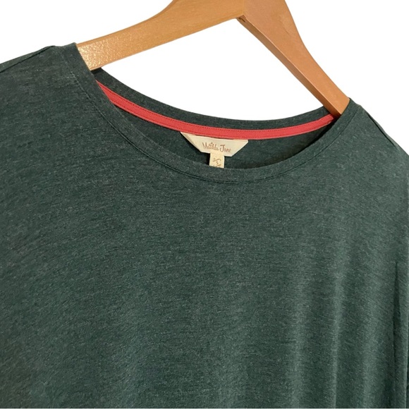 MATILDA JANE ‘Take a Trip’ Green Flowy Tunic T-shirt Women’s Size Small - Picture 5 of 9